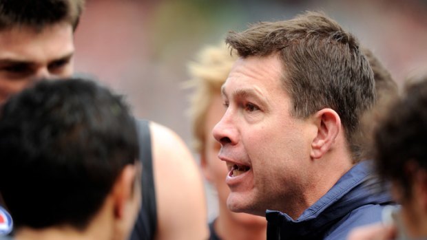 Brett Ratten says Carlton should not lower its expectations .. or raise them too high.