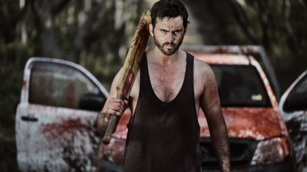 Luke McKenzie in the horror film <i>Wyrmwood: Road of the Dead</i>. Piracy destroyed any hope it had of recouping its $1 million budget.