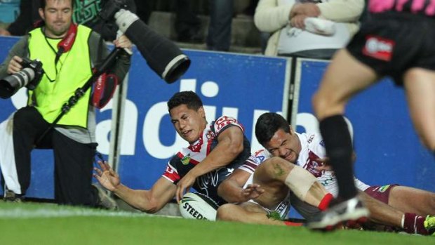 Hurdles to overcome: Roosters winger Roger Tuivasa-Sheck has endured a stressful few weeks.