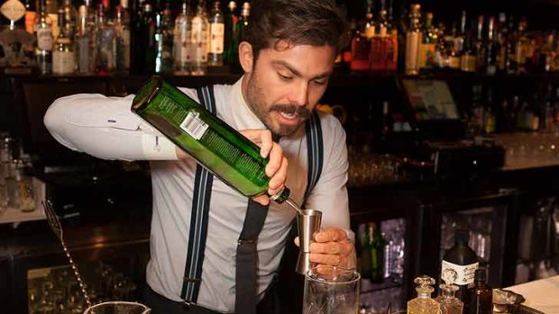 Cocktail bartender Luke Ashton aims to create a sensory memory.