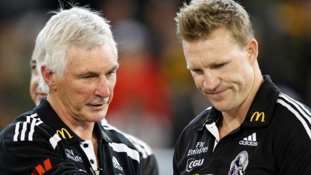 Mick Malthouse and Nathan Buckley.