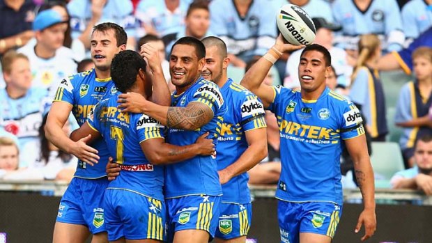 Not out of the woods yet: Parramatta's next test will be against Gold Coast on Sunday.