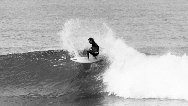 Peterson at Bells Beach in 1974.