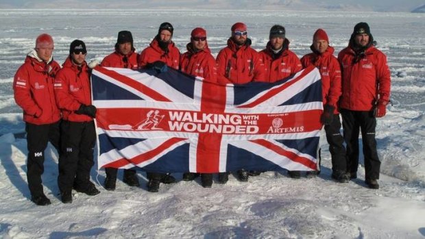 Walking with the Wounded 2011 expedition to the north pole, with Prince Harry.