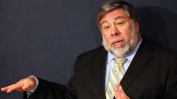 Steve Wozniak has not forgotten the days of scribbling computer designs on paper because he didn't have the money to buy the program that could do it for him.