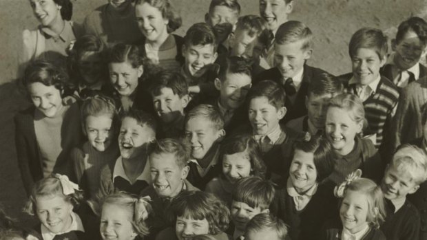 Students at Lockington State School in 1950. 