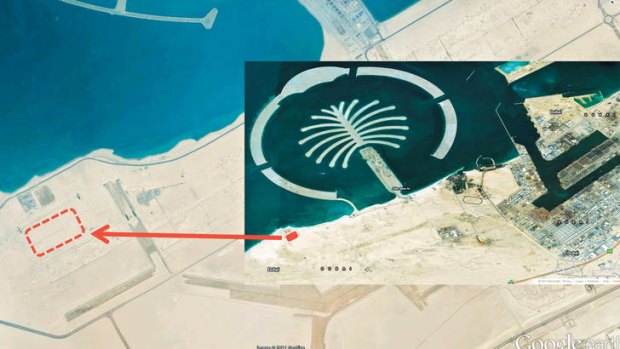 The site of the property deal in Dubai.