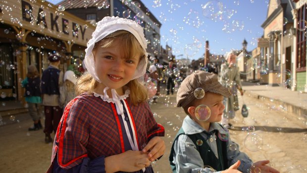 Bubbles at Sovereign Hill.
