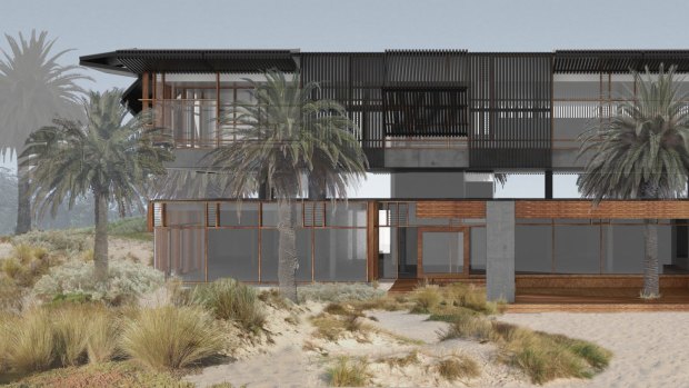 Artists impression of the new Stokehouse in St Kilda, which has a five star green rating.