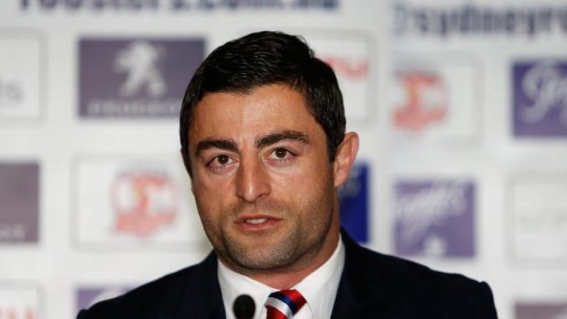 Calling time: Anthony Minichiello announces he's hanging up his boots.