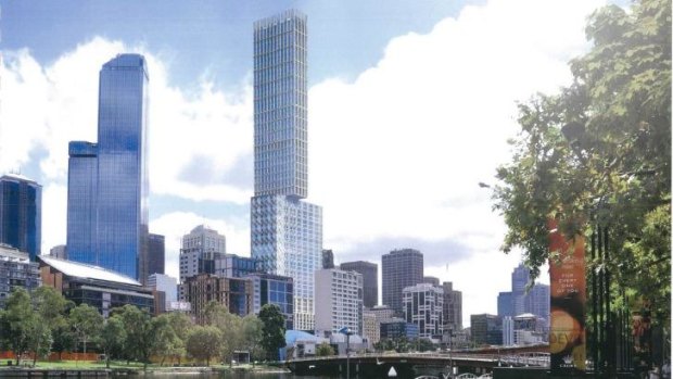 The proposed Collins Street tower.