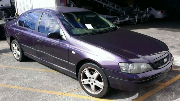 Police appeal to anyone who may have seen this purple 2004 Ford Falcon sedan in the vicinity of Sunbird Court between July 1 and July 5, 2013.