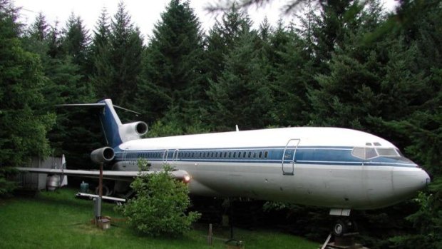Bruce Campbell's Boeing-727 home in Portland, Oregon.