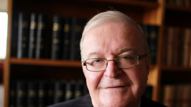 NSW Chief Justice Tom Bathurst, AC,  in his chambers above the Supreme Court. 