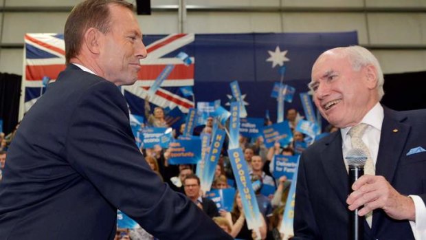 Former prime minister John Howard has praised his former minister, now Prime Minister, Tony Abbott's start in the job.