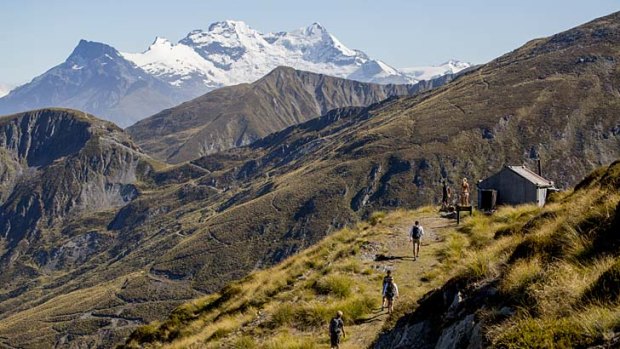 Scene stealing: Mountain hikes are part of the retreat's program.