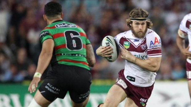Suspended: Manly's David Williams (right) has been banned for betting on NRL matches.