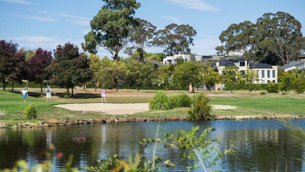 Local Gungahlin residents are unhappy with the plans to compact the 18-hole Gold Creek golf course. 