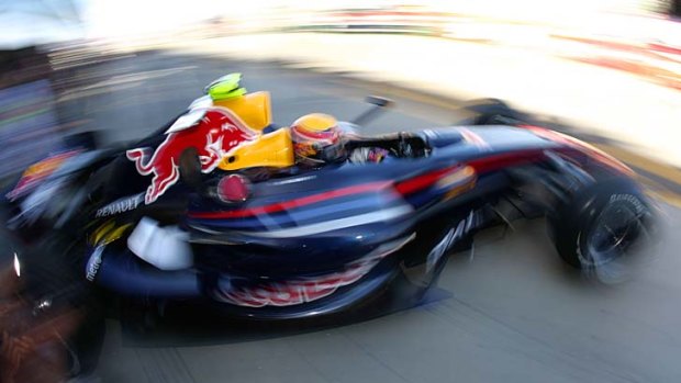Mark Webber of Australia and Red Bull Racing.