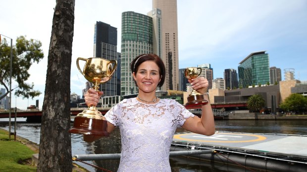 Michelle Payne the day after last year's Melbourne Cup triumph.