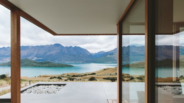 The Aro Ha, overlooking Lake Wakatipu, offers a raw-food menu plucked straight from the garden.