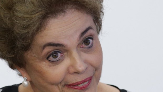 Brazil's President Dilma Rousseff is facing impeachment. 