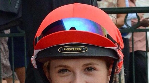 Shock death: jockey Caitlin Forrest.