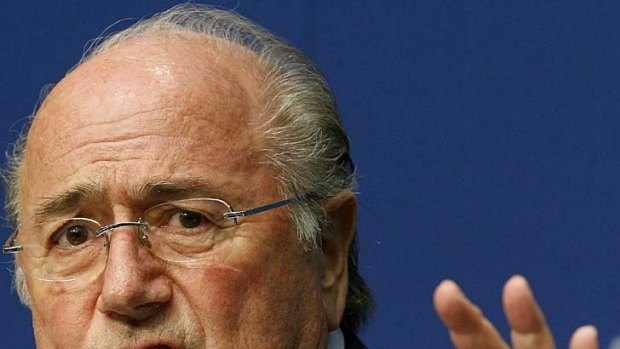 Cleared ... FIFA president Sepp Blatter.