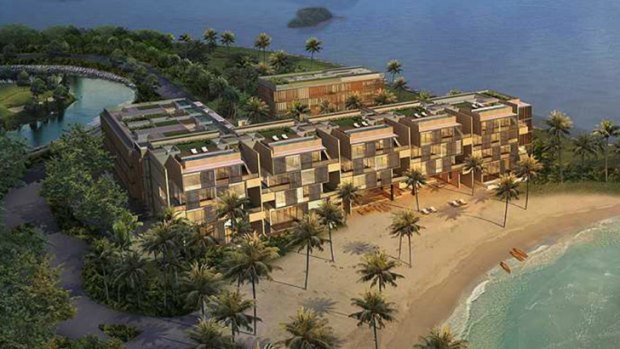 Gina Rinehart is reportedly buying into the luxurious Seven Palms Sentosa Cove.