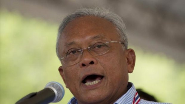 Anti-government protest leader Suthep Thaugsuban.