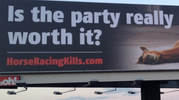 Horse Racing Kills ad.