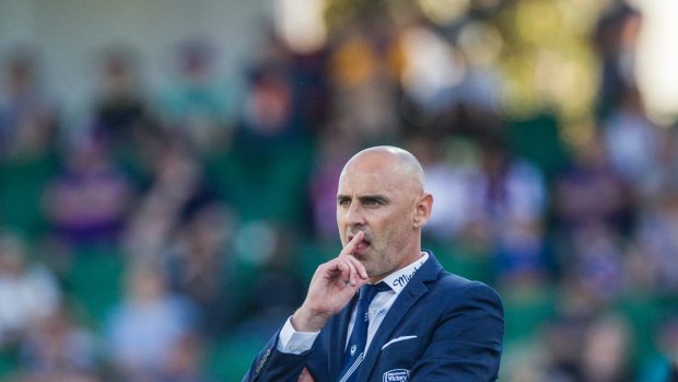 Under pressure: Kevin Muscat is out of contract at the end of this season.