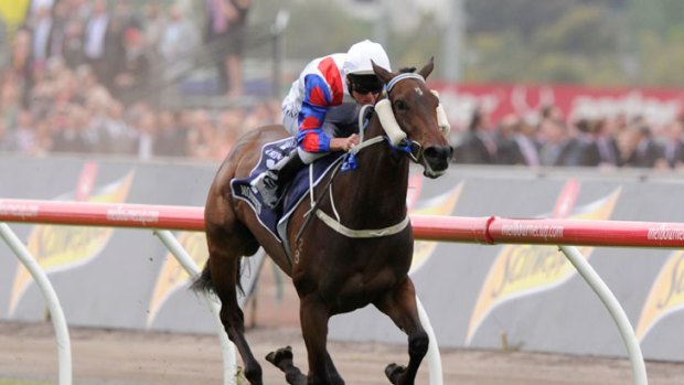 Mosheen, pictured winning the VRC Oaks, will be a favourite at Rosehill.