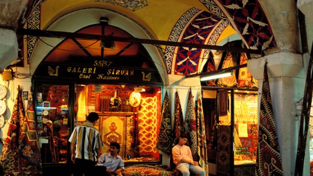Everyone is looking for something ... Istanbul's Grand Bazaar.