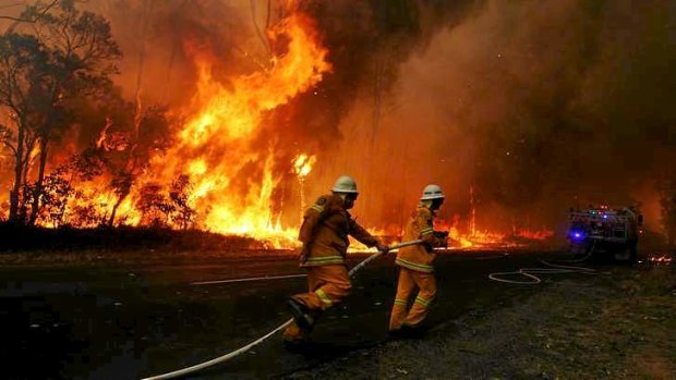 Fires threatened Sydney's outskirts on September 10.
