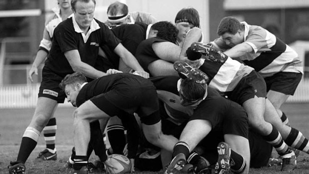 Mystery: The rugby scrum is one area of the game where an extra referee could be helpful.