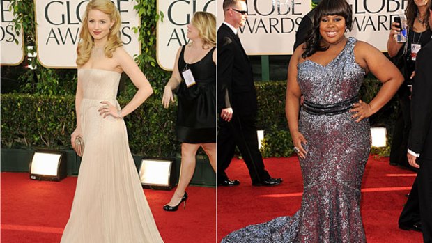 Dianna Agron and Amber Riley.
