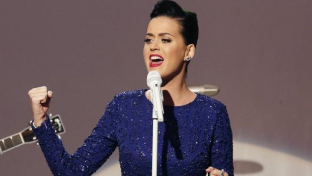 Not so much cookie-cutter as cookie services ... Katy Perry thrills as a babysitter.