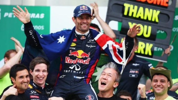 Mark Webber must be considered the region's benchmark in the sporting arena so far.