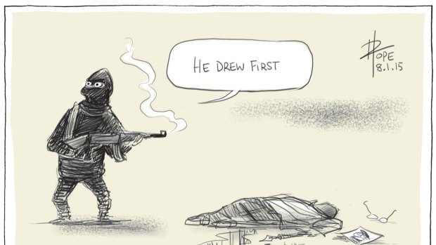 David Pope's Walkley award-winning cartoon, published on January 8.