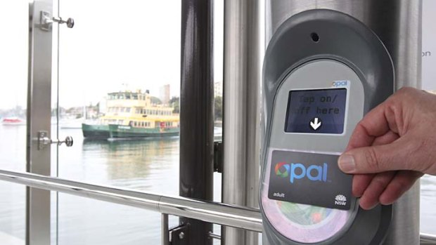 Only five per cent of ferry customers are using the Opal card.