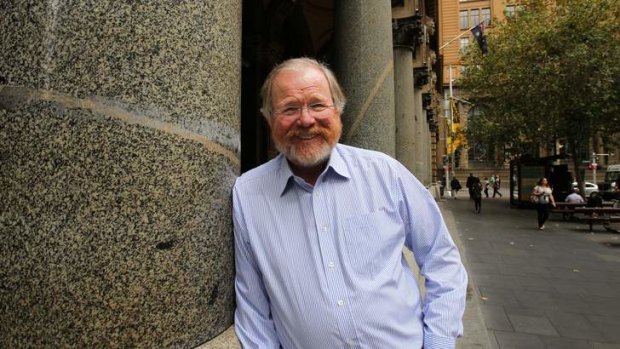 Writing is his reason for getting up in the morning: Bill Bryson in Sydney on Thursday.