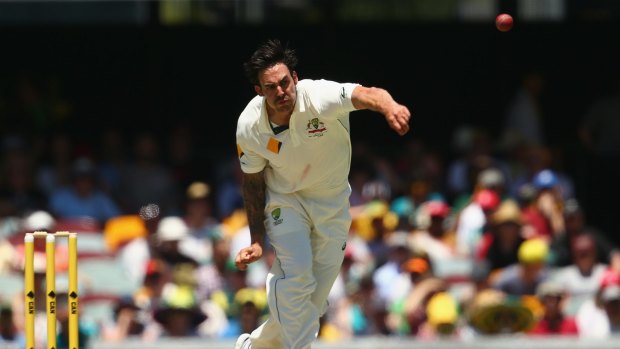 Retiring fast bowler Mitchell Johnson.