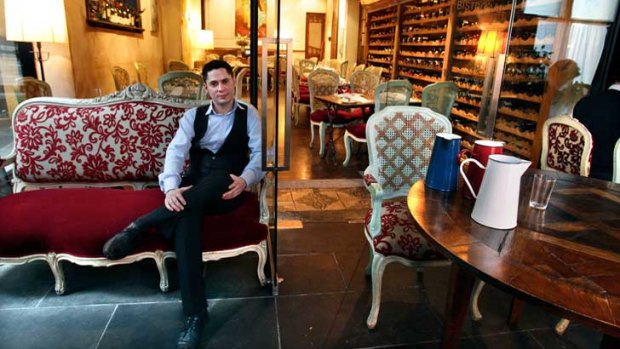A la carte: Bistro Vue bar manager Max Peyrard is loooking forward to celebrating Bastille Day today with other French expatriates.