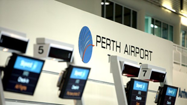 Data shows 598,800 domestic passengers used Perth airport in July.