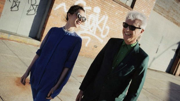Adorable duo: David Byrne and St Vincent.