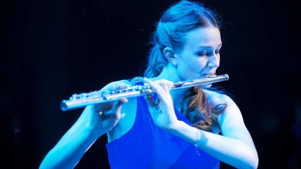 Star performer: Flautist Rachel Horwood of Cheltenham Girls' High School.