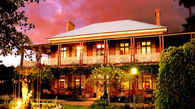 Country comforts . . . Bleak House in Mudgee.