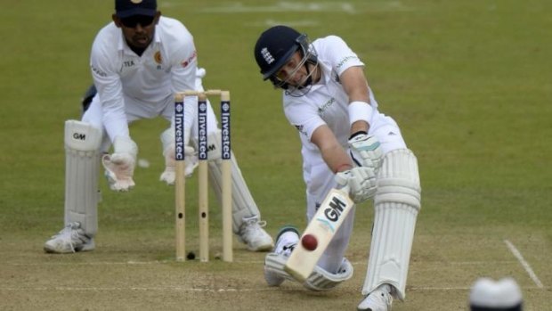 Joe Root hits out on route to his maiden Test double century.