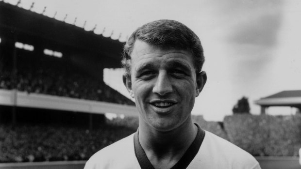 Manchester United footballer, David Herd, 1962.